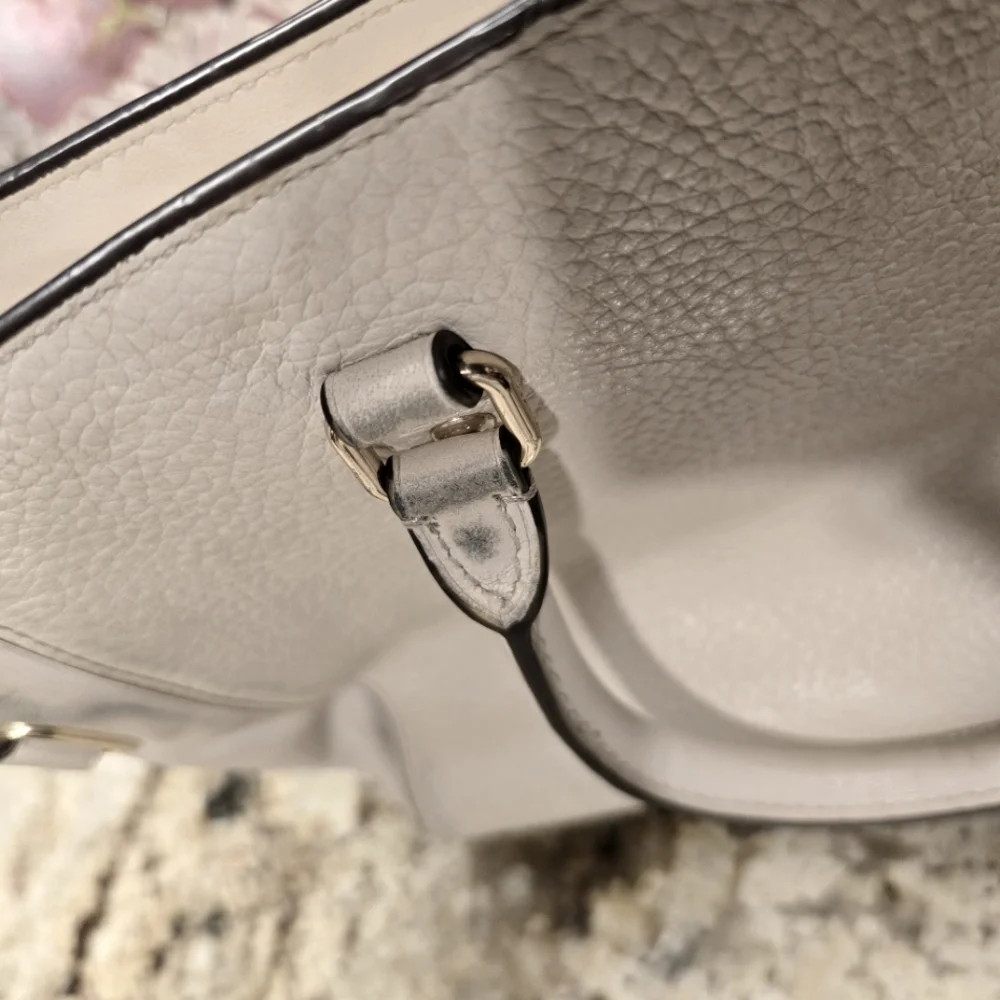 Coach Blake Carry All Purse in Cream Ivory Leather Crossbody or Shoulder - Picture 6 of 16